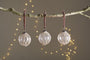 Bayana Woven Baubles - Natural & Clear (Set of 3)