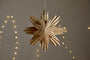 Amata Hanging Star - Antique Brass