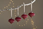 Nagala Baubles - Merlot - (Set of 4)