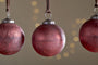 Pannee Round Baubles - Merlot (Set of 4)