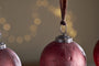Pannee Round Baubles - Merlot (Set of 4)