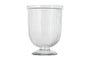 Nia Recycled Glass Candle Holder - Clear