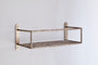 Olani Bathroom Shelf - Antique Brass-Trade nkuku
