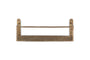 Olani Bathroom Shelf - Antique Brass-Trade nkuku