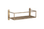 Olani Bathroom Shelf - Antique Brass-Trade nkuku
