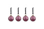 Pannee Round Baubles - Ruby (Set of 4)