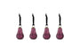 Pannee Drop Baubles - Ruby (Set of 4)