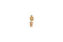 Poplar Leaf Brass Bottle Stopper