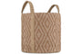Renu Jute Basket - Rust & Natural-Trade nkuku