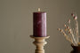 Rustic Soy Blend Pillar Candle - Dark Cherry - Large