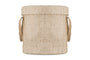 Rohia Laundry Basket - Natural & Cream-Trade nkuku