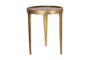 Rohia Cast Metal Side Table - Brass