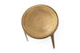 Rohia Cast Metal Side Table - Brass