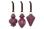 Manipur Baubles - Ruby (Set of 3)