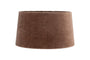 Mendai Velvet & Linen Lampshade - Mocha