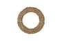 Madhi Wire Ball Wreath - Brass