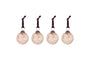 Nishan Pinched Baubles - Copper (Set of 4)