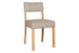 Nadeeka Linen Upholstered Dining Chair - Soft Grey