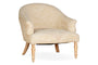 Aranya Cotton & Jute Occasional Chair - Natural