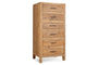 Iya Reclaimed Wood Tall Boy Chest of Drawers - Natural