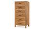 Iya Reclaimed Wood Tall Boy Chest of Drawers - Natural