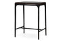 Sita Reclaimed Wood & Iron Side Table - Chocolate Brown