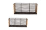 Montali Iron & Rattan Storage Baskets - Natural