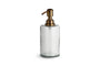 Ilcoso Recycled Hammered Glass Soap Dispenser - Clear