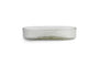 Ilcoso Recycled Hammered Glass Soap Dish - Clear
