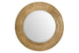 Moto Round Mirror - Antique Brass