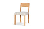 Nidhi Linen Upholstered Dining Chair - Natural