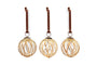 Bayana Woven Baubles - Natural & Clear (Set of 3)