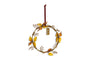 Parili Glass Wreath - Ochre
