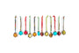 Oko Mini Star Baubles - Mixed Matt - (Set of 12)