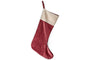 Karru Cotton Velvet Stocking - Red