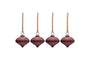 Nagala Baubles - Merlot - (Set of 4)