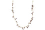 Tanu Mango Wood Beaded Garland - Brass & Ruby