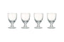 Yala Hammered Wine Glass - Clear Glass (Set of 4)