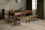 Anbu Acacia Dining Table - Washed Walnut