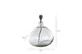 Baba Recycled Glass Lamp - Clear - Large Wide