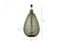 Baba Recycled Glass Lamp - Green - Large Tall