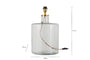 Edina Recycled Glass Table Lamp - Clear - Large