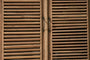 Ibo Reclaimed Wooden Slatted Cabinet - Natural - Large