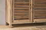 Ibo Reclaimed Wooden Slatted Sideboard - Natural