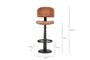 Narwana Bar Chair - Aged Tan