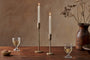 Rustic Soy Blend Dinner Candle - White (Set of 2)