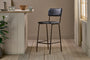 Ukari Counter Chair - Aged Black