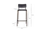 Ukari Counter Chair - Aged Black