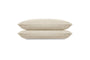 Nkuku TEXTILES Adya Linen Housewife Pillowcase Pair - Natural
