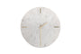 Nkuku Decorative Accessories Besa Marble Clock - White